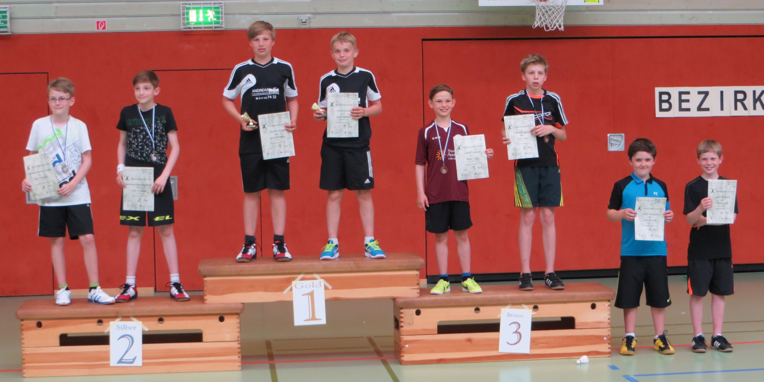 JD U13: 4. Platz: Marek Kraft/Jordi Schwalm (VfL Lüneburg)
