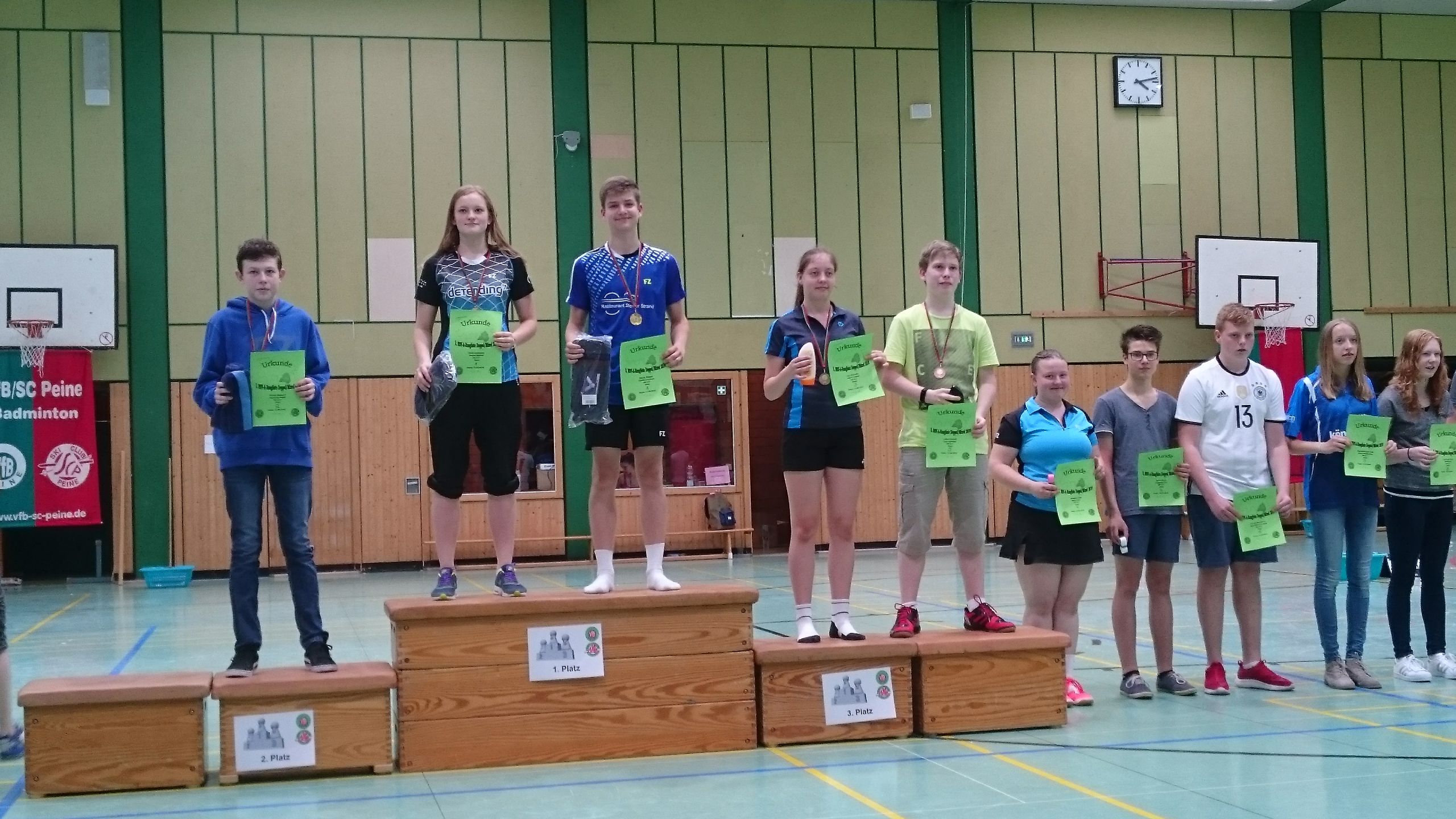 GD U17: 4. Platz: Moritz Koch/Josephine Dau